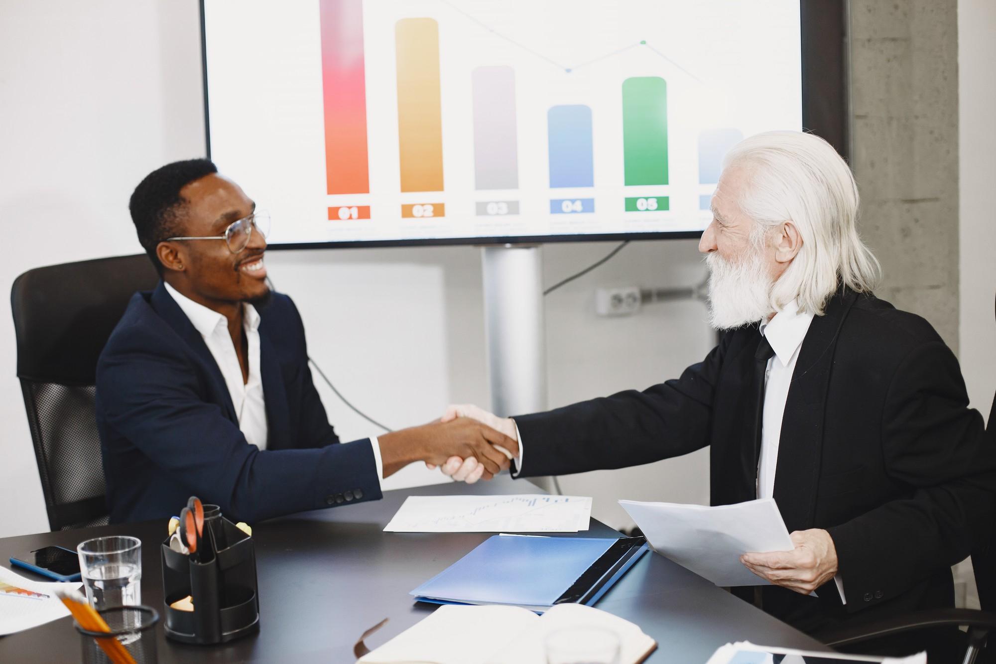 Professional presenting data